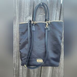 Versace Collection Black Tote with Gold Accents